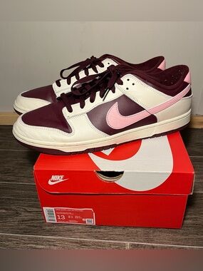Nike Dunk Low Retro PRM Valentines Day Pale Ivory Pink DR9705-100 Mens 13